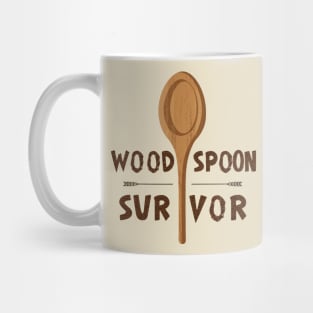 wooden spoon survivor Mug